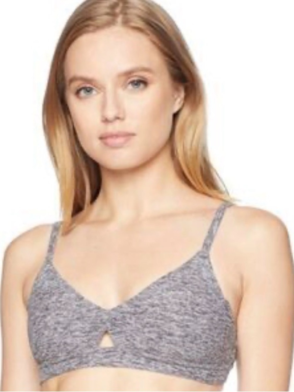 ALO Yoga Heather Gray Wireless Bralette | XS